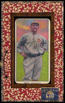 Picture, Helmar Brewing, T206-Helmar Card # 40, Heinie Groh, Standing, Cincinnati Reds